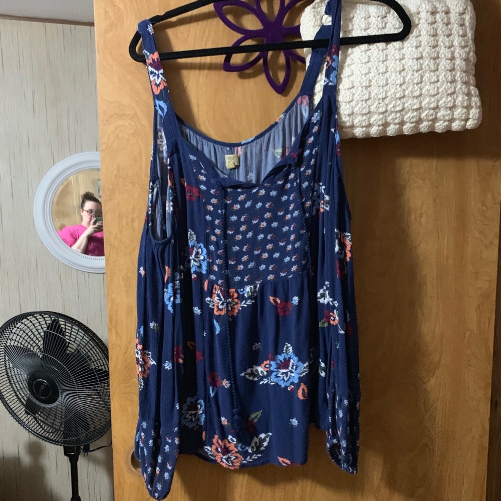 Cold shoulder blouse